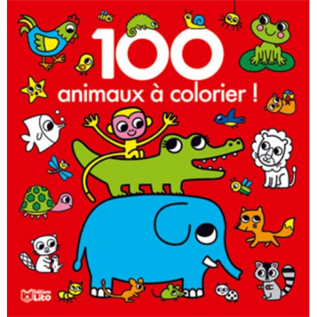 100 animaux à colorier ! - Grand Format