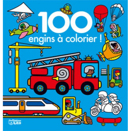 100 engins à colorier ! - Album