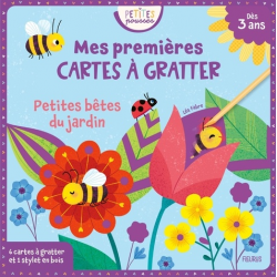 Petites bêtes du jardin - Mes premières cartes à gratter, avec 6 cartes à gratter et 1 stylet - Album