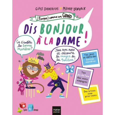 Dis bonjour à la dame ! - Avec 1 jeu de l'oie à jouer - Grand Format