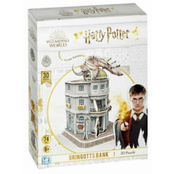 (74 pièces) - 3D Model Kit H. Potter : La banque de Gringotts