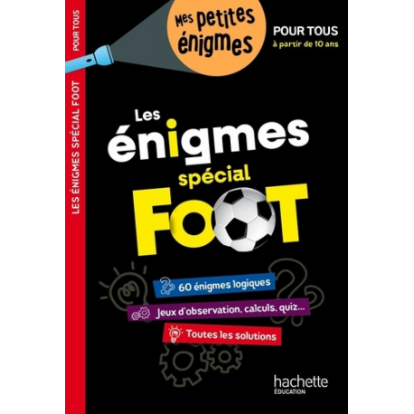 Enigmes spécial foot - Pour tous - Grand Format