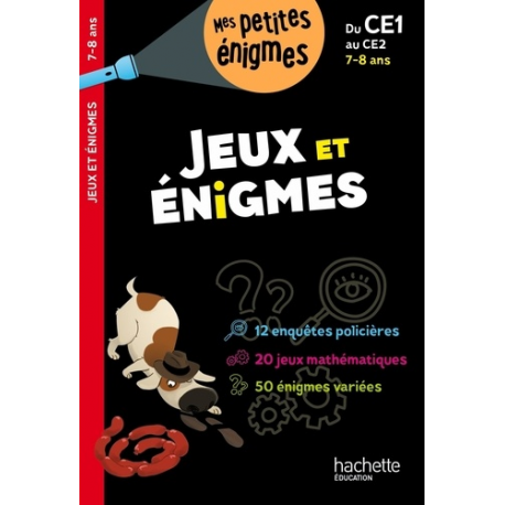 Jeux et énigmes du CE1 au CE2 - Grand Format