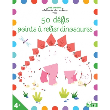 50 défis points à relier dinosaures