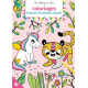 Coloriages licornes et animaux kawaii - Grand Format