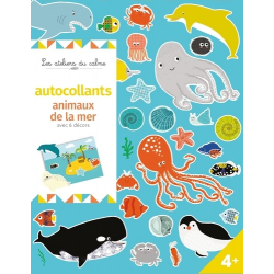 Autocollants animaux de la mer - Avec 6 décors - Grand Format