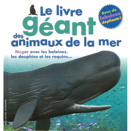 Le livre géant des animaux de la mer