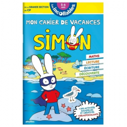 Cahier de vacances Simon - De la GS au CP - 5-6 ans