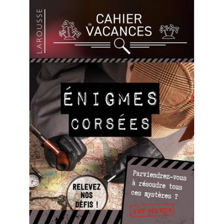 Cahier vacances énigmes corsées - Grand Format