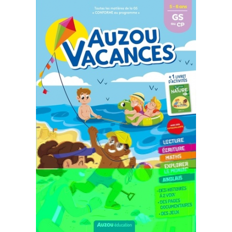 Auzou vacances de la GS au CP - Grand Format