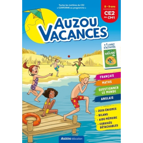 Auzou vacances du CE2 au CM1 - Grand Format