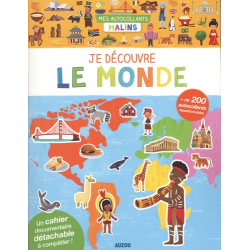 Je découvre le monde - + de 200 autocollants repositionnables - Grand Format