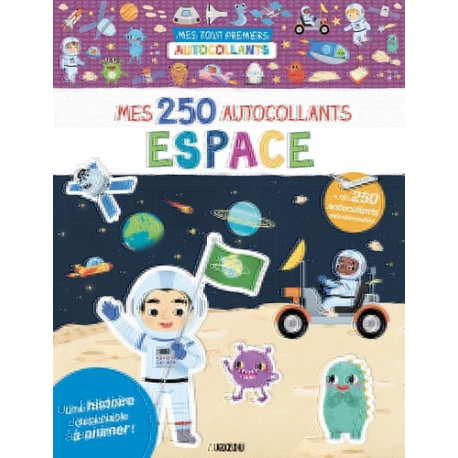 Mes 250 autocollants espace - + de 250 autocollants repositionnables - Grand Format