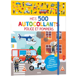 Mes 500 autocollants police et pompiers - Grand Format