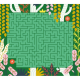 20 labyrinthes au coeur de la jungle - Avec 1 feutre effaçable et 20 cartes plastifiées - Grand Format