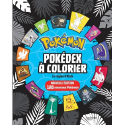 Pokédex à colorier - La région d'Alola - Grand Format