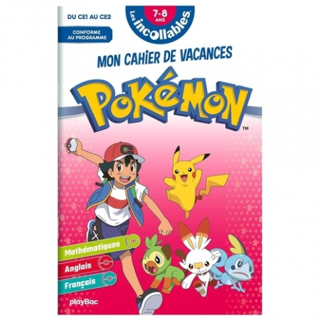 Mon cahier de vacances Pokémon du CE1 au CE2 - Grand Format