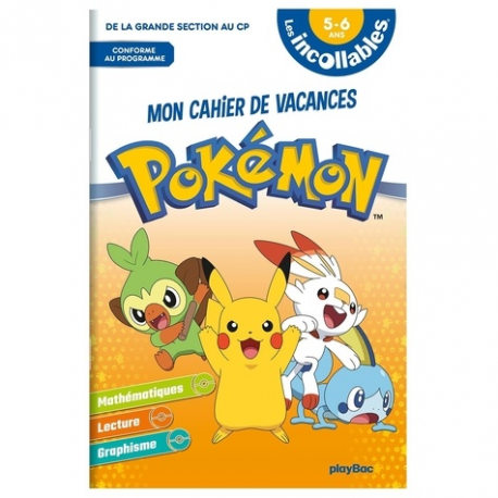 Mon cahier de vacances Pokémon - De la grande section au CP - Album