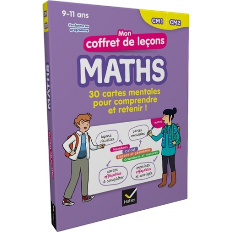 Mon coffret de leçons maths CM1-CM2 - Grand Format