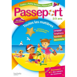Passeport J'entre en petite section de maternelle - Grand Format