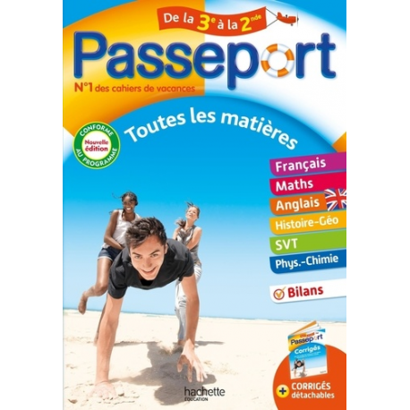 Passeport Toutes les matières de la 3e à la 2nde - Grand Format