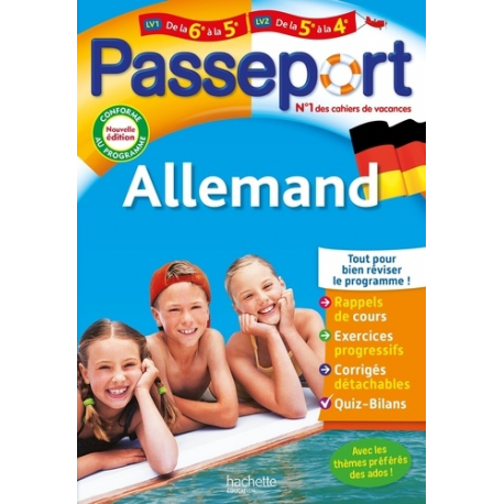 Passeport Allemand de la 6e à la 5e - Grand Format