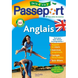 Passeport Anglais de la 4e à la 3e - Grand Format