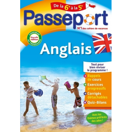 Passeport Anglais De la 6e à la 5e - Grand Format