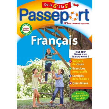 Passeport Français de la 6e à la 5e - Grand Format