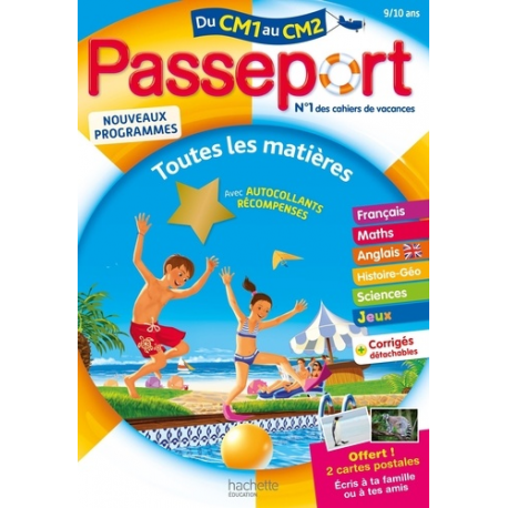 Passeport Toutes les matières du CM1 au CM2 - Grand Format