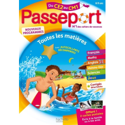 Passeport Toutes les matières du CE2 au CM1 - Grand Format