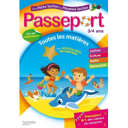 Passeport Toutes les matères de la Petite Section à la Moyenne Section - Grand Format