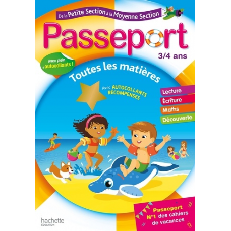 Passeport Toutes les matères de la Petite Section à la Moyenne Section - Grand Format