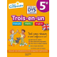 Trois-en-un Français Maths Anglais 5e - Avec corrigés détachables - Grand Format