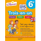 Trois-en-un 6e Français Maths Anglais - Grand Format