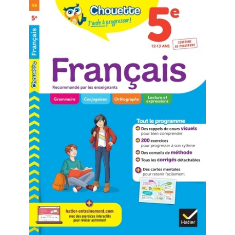 Français 5e - Cahier de révision et d'entraînement - Grand Format