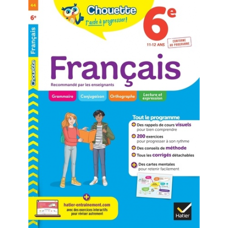 Français 6e - Cahier de révision et d'entraînement - Grand Format