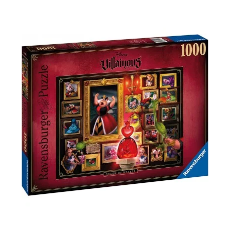 (1000 pièces) - Puzzle Villainous - Reine de Coeur