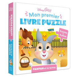 Panpan et la ferme Disney Baby - 5 puzzles 4 pièces - Album