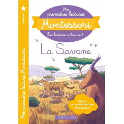 Premières lectures Montessori - Dans la savane - Poche