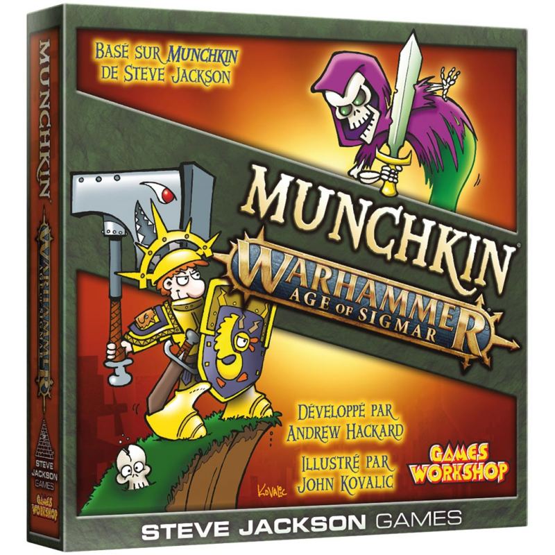 Jeu de société Munchkin Basic Version anglaise Drôle de monstres