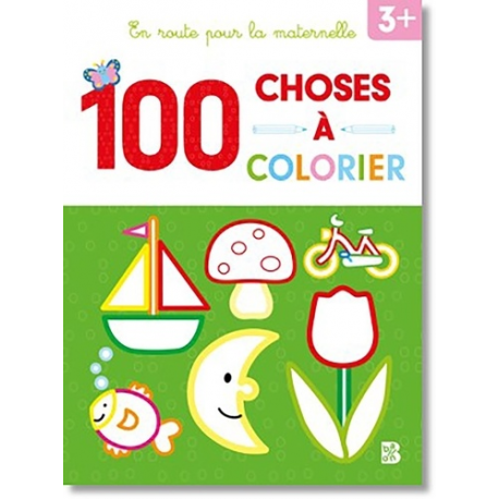 100 choses à colorier - 3+ - Grand Format