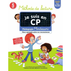 Méthode de lecture Je suis en CP - Pédagogie Montessori, mieux apprendre grâce aux neurosciences - Grand Format