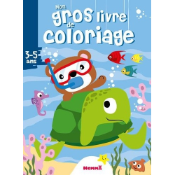 Mon gros livre de coloriages Ourson-Tortue - Grand Format