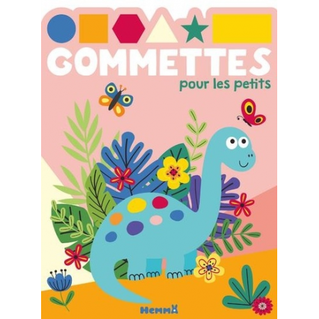 Gommettes pour les petits Dinosaure bleu - Album