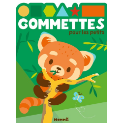 Gommettes pour les petits - Panda roux - Grand Format