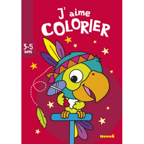 J'aime colorier perroquet-indien - Album