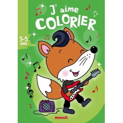 J'aime colorier renard rocker - Album