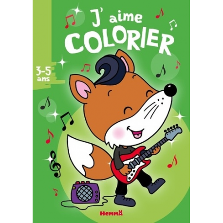 J'aime colorier renard rocker - Album