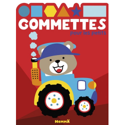 Gommettes pour les petits - Tracteur - Grand Format